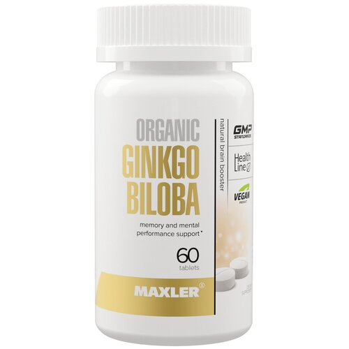  Maxler Organic Ginkgo Biloba ., 100 , 60 .   -     , -, 