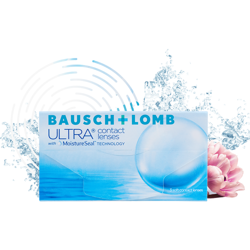 ���� ���������� ����� Bausch & Lomb Ultra, 3 ��., R 8,5, D -5,25, 1 ��., ������ �� 899 ���