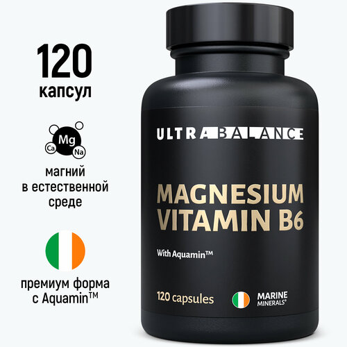   6, 120 , Ultrabalance Magnesium Vitamin B6 Premium   -     , -, 