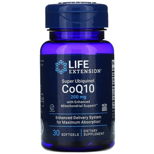 ���� ������� Life Extension Super Ubiquinol CoQ10 with Enhanced Mitochondrial Support, 80 �, 200 ��, 30 ��., ������ �� 5650 ���