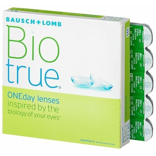    Bausch & Lomb Biotrue ONEday, 90 ., R 8,6, D -5,25, 1 .   -     , -, 