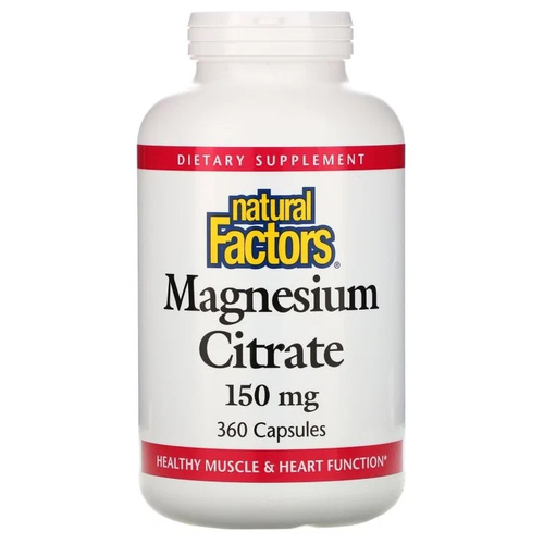 ���� Natural Factors Magnesium Citrate ����., 150 ��, 150 �, 360 ��., ������ �� 5200 ���