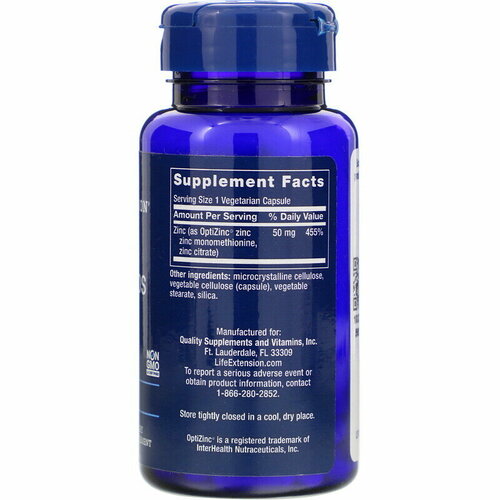 ���� Life Extension Zinc 50 �� (����) 90 ��� ������ (Life Extension), ������ �� 1750 ���