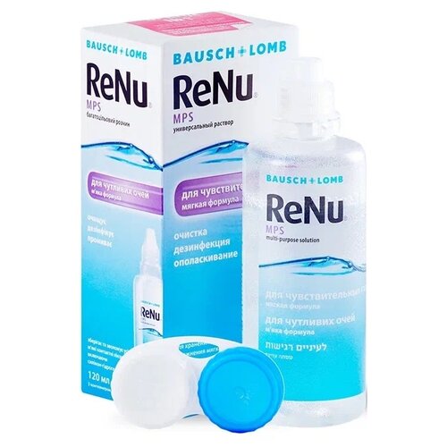 ���� ������� Bausch & Lomb Renu MPS, � �����������, 120 ��, 1 ��., ������ �� 353 ���