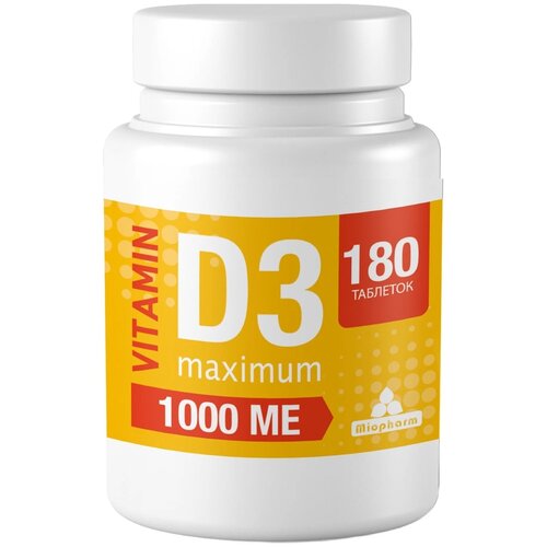 ���� Miopharm ������� �3 �������� ���., 1000 ME, 60 �, 180 ��., ������ �� 350 ���