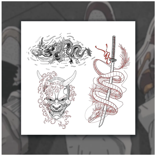 ���� TATTS ���������� ����������, ����� ���� Dragon born 10*10�� (��� �������� � �����), ������ �� 283 ���