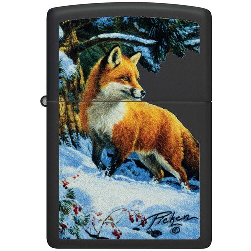     ZIPPO Classic 48596 Linda Picken   Black Matte -   ,   7700 