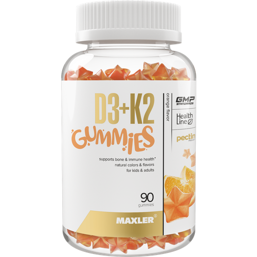 ���� Maxler D3+K2 Gummies, 270 �, 90 ��., ��������, ������ �� 1280 ���