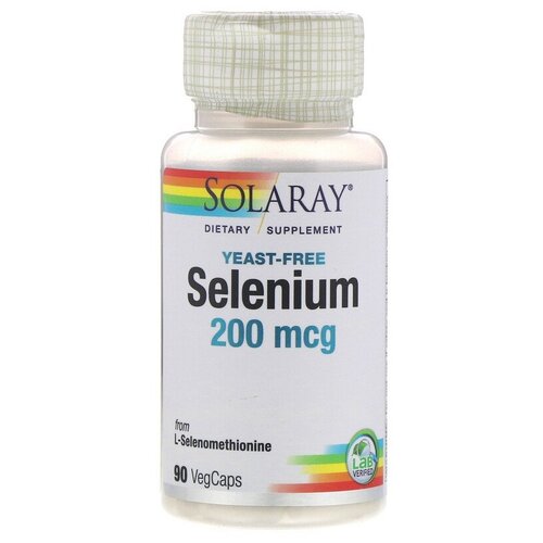 ���� ������� Solaray Selenium (yeast-free), 70 �, 200 ���, 90 ��., ������ �� 1506 ���
