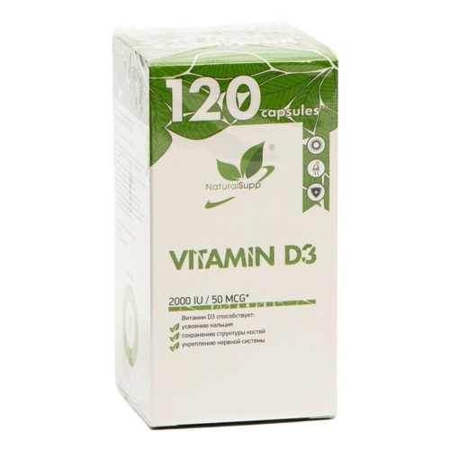  NaturalSupp Vitamin D3 ., 2000 ME, 0.1 , 120 .,   1107 