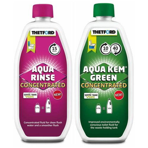  Thetford     Aqua Rinse Concentrated, Aqua Kem Green Concentrated, 0.75 /, 1.5 , 2 .   -     , -, 