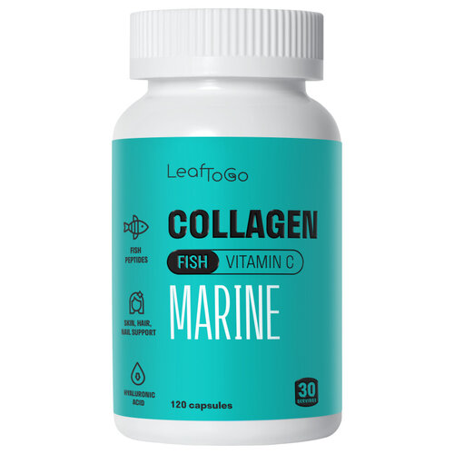  LeafToGo Marine Collagen + Vitamin C ., 90 .   -     , -, 