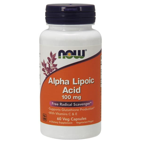 ���� ������� NOW Alpha Lipoic Acid with Vitamins C and E, 100 �, 100 ��, 60 ��., ������ �� 1042 ���