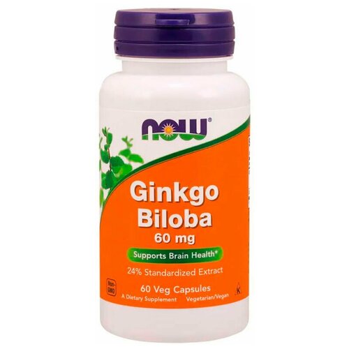  NOW Foods Ginkgo Biloba 60 . (60 .)   -     , -, 