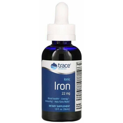 ���� �������� ��� ����������� �������, ������ ������ ������, Trace Minerals Ionic Iron 22 ��, 56 ��., ������ �� 1850 ���