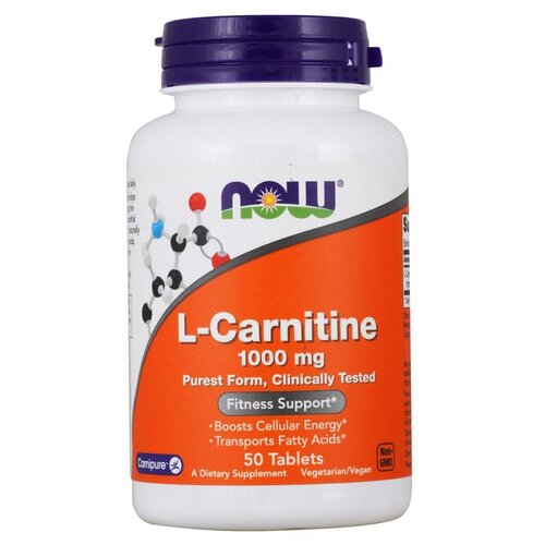 ���� �������� NOW L-Carnitine, 1000 ��, 50 ��., ������ �� 3659 ���
