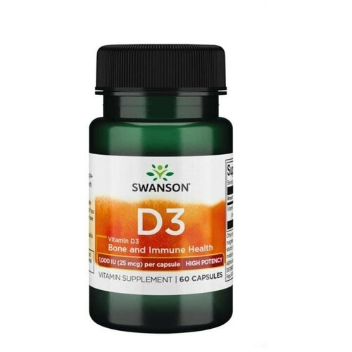  Vitamin D3 1000 IU 25 mcg High Potency  3 1000  60    -     , -, 