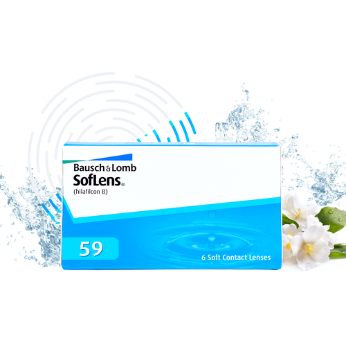 ���� ���������� ����� Bausch & Lomb SofLens 59, 6 ��., R 8,6, D -5, ������ �� 1311 ���