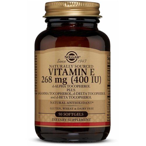   E Solgar Vitamin E 268 mg. 400IU 50 .    -     , -, 