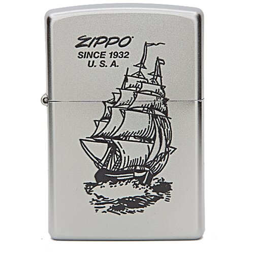     ZIPPO Classic 205 Boat-Zippo   Satin Chrome   -     , -, 