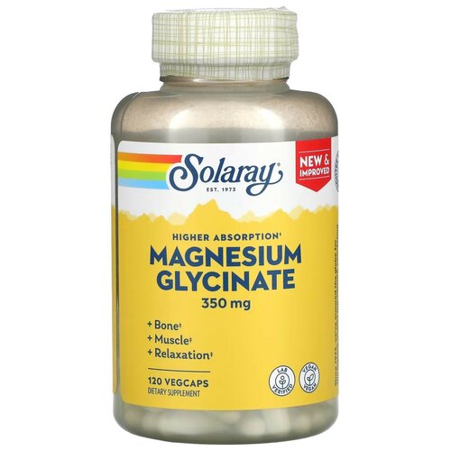  Solaray Magnesium Glycinate (    ) 350  120    -     , -, 