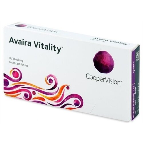���� ���������� ����� CooperVision Avaira Vitality, 6 ��., R 8,4, D -2,75, ������ �� 1843 ���