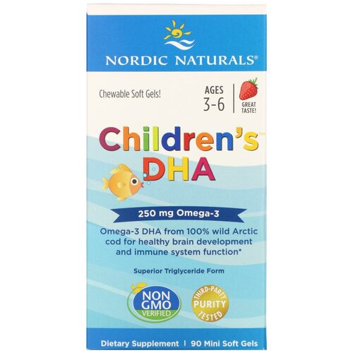 ���� Nordic Naturals, ��� (����������������� �������), �����-3, ��� �����, ��������, ��� ����� 3�6 ���, 250 ��, 90 ����������� ����-������, ������ �� 3118 ���