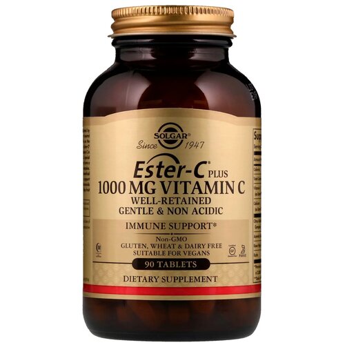 ���� �������� SOLGAR Ester-C Plus Vitamin C, 360 �, 1000 ��, 90 ��., ������ �� 2460 ���