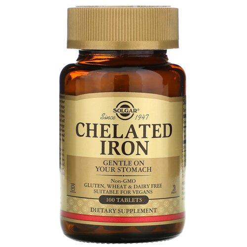 ���� Solgar Chelated Iron / ������ �������� 100 �������������� ��������, ������ �� 3800 ���