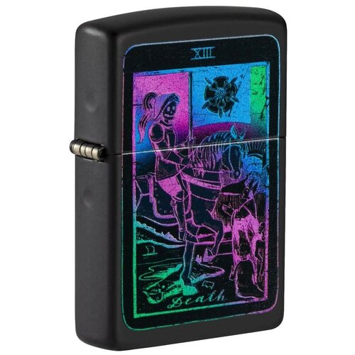 ���� ��������� Zippo 49698 ���������� Tarot Card Black Matte, ������ �� 7440 ���