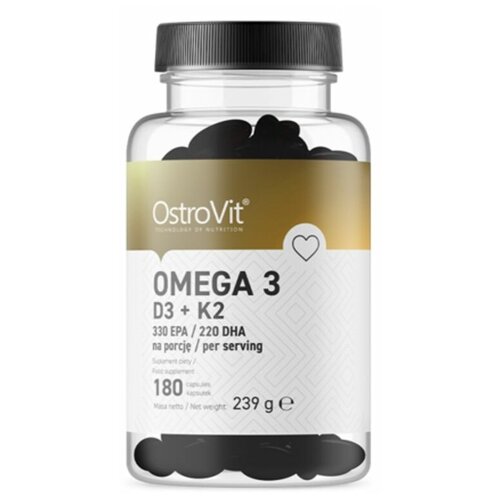    OstroVit Omega 3 D3 + K2 (180 ),   4990 