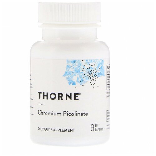    500 , Chromium Picolinate 500 mcg, Thorne Research, 60    -     , -, 