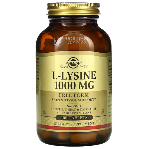  Solgar L-Lysine ., 1000 , 540 , 100 .   -     , -, 