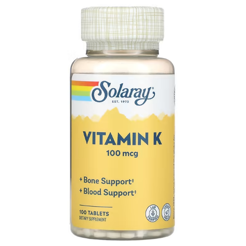  Solaray Vitamin K ( ) 100  100    -     , -, 