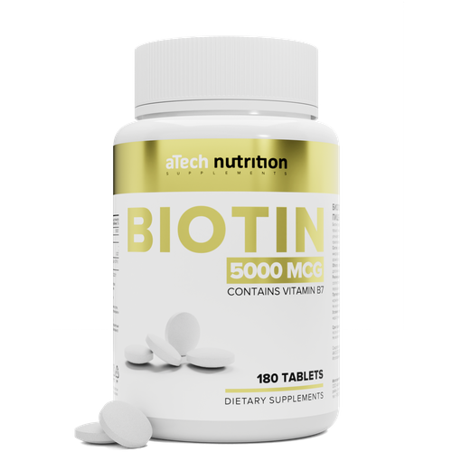 ���� ������ / BIOTIN aTech nutrition 180 ��������, ������ �� 739 ���