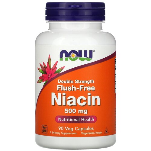 ���� ������� NOW Flush-Free Niacin, 140 �, 500 ��, 90 ��., ������ �� 3570 ���