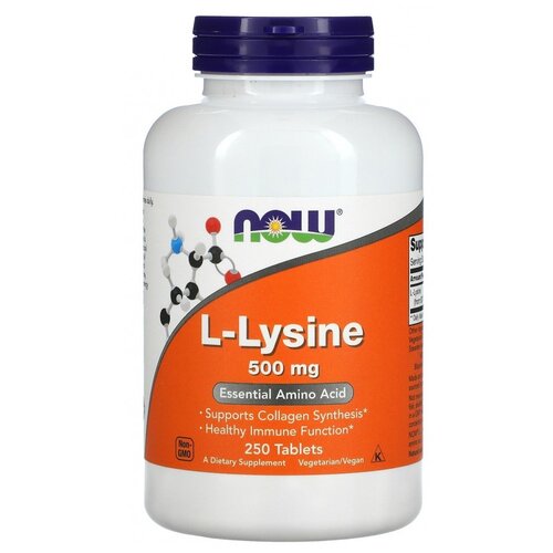   NOW L-Lysine, 200 , 250 , 500 , 250 .   -     , -, 