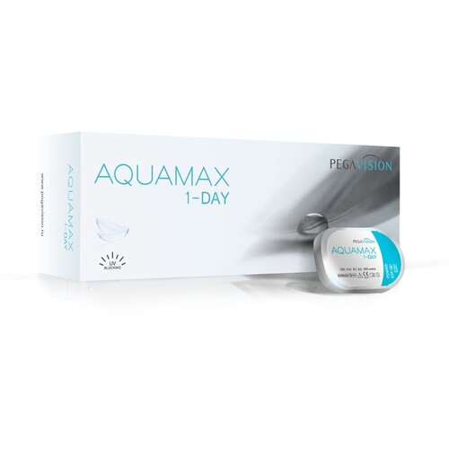 ���� ���������� ����� Pegavision Aquamax 1-Day, 30 ��., R 8,6, D -9,5, ����������, 1 ��., ������ �� 1690 ���