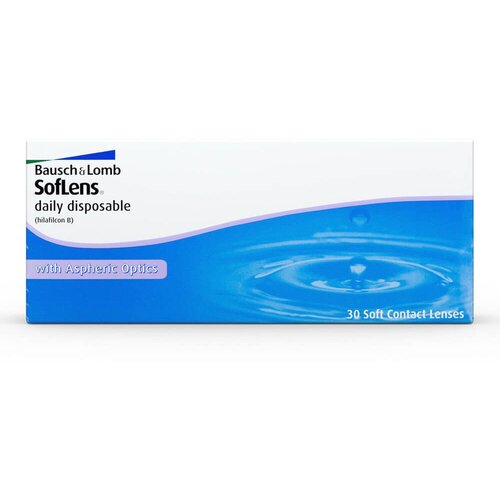 ���� ���������� ����� Bausch & Lomb Soflens Daily Disposable, 30 ��., R 8,6, D -1,5, ������ �� 950 ���