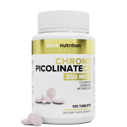   2    / CHROMIUM PICOLINATE aTech nutrition 120 + 120    -     , -, 