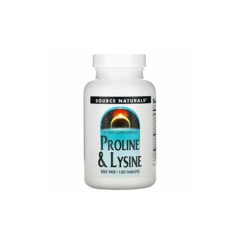 ���� Source Naturals, L-������ � L-�����, 550 ��, 120 ��������, ������ �� 3999 ���